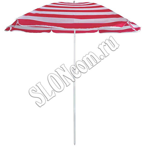 Зонт пляжный D 175 см, складная штанга 205 см, BU-68 - Фото