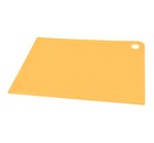 Доска разделочная Asti прямоугольная, 247х175х2 мм, гибкая (бледно-желтый)