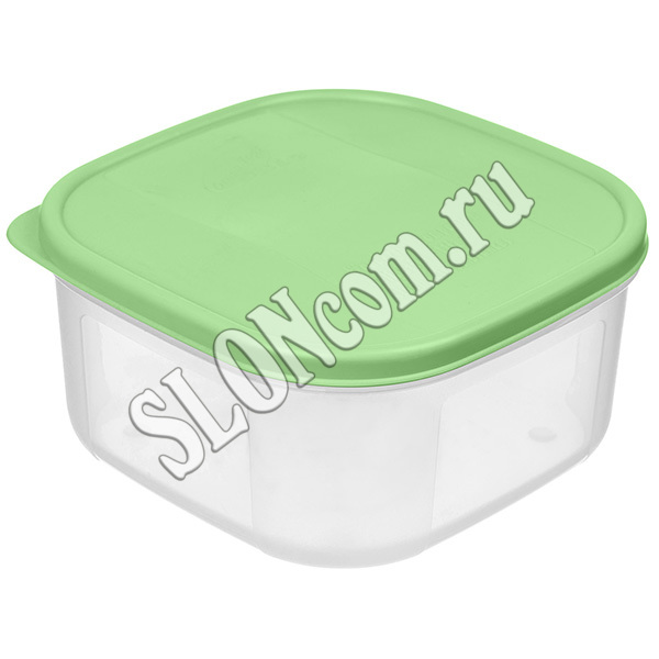 Контейнер для продуктов Verona квадратный 0,7 л, светло-зеленый - Фото