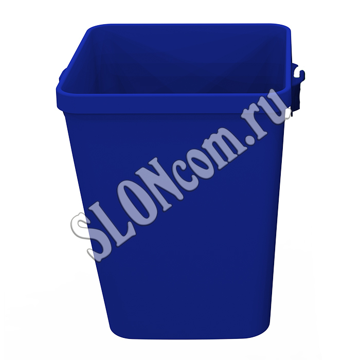 Контейнер для мусора BiomiQ (без крышки) 18 л, синий, Ecorso - Фото