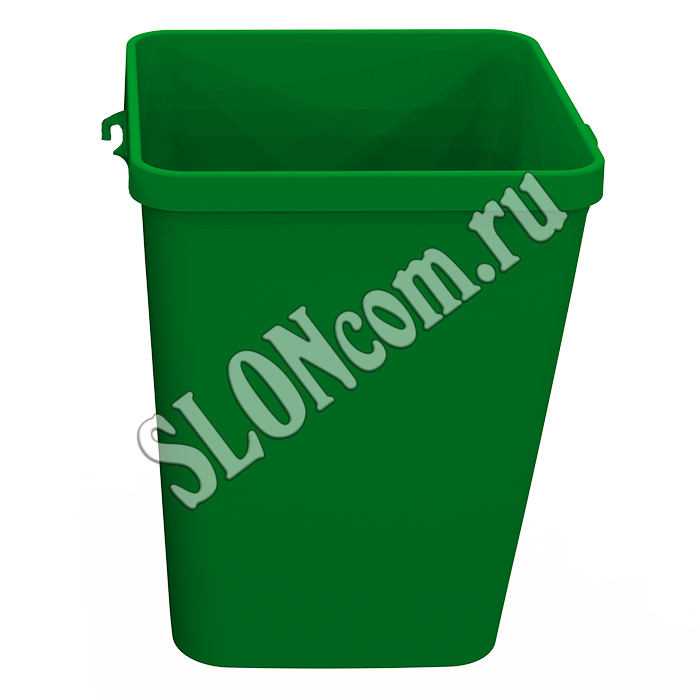 Контейнер для мусора BiomiQ 18 л, зеленый (без крышки), Ecorso® - Фото