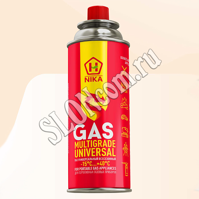 Газ универсальный всесезонный 220 г/520 см3 (для портитивных газовых приборов) - Фото