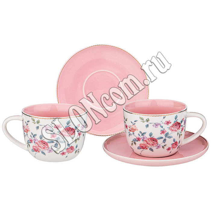 Чайный набор 4 предмета Blossom, на 2 персоны, 250 мл, LEFARD / 165-529 - Фото