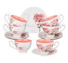 Чайный набор 12 предметов Blossom, на 6 персон, 240 мл, LEFARD / 165-534