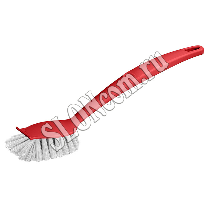 Щетка для посуды Rimo с эргономичной ручкой (красный) - Фото