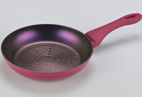 Сковорода 22 см Intense цветное антипригарное покрытие с рельефом - фото