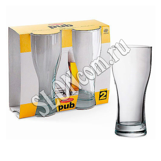 Набор бокалов для пива Pub 2 шт 500 мл - Фото