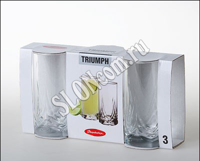 Набор стаканов TRIUMPH 6 шт. 290 мл (коктейль) - Фото