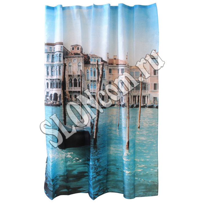 Занавеска для ванной Curtain-Venice Венеция, 180*180см - Фото