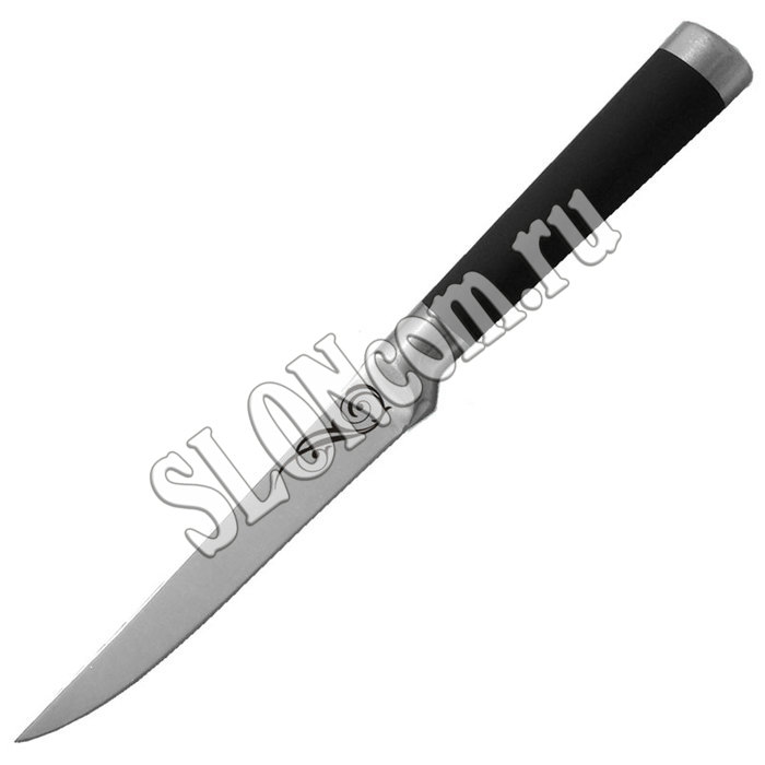 Нож MAL-05RS (универсальный) с прорезиненной ручкой - Фото