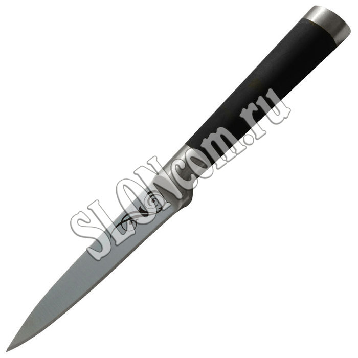 Нож MAL-07RS  (для овощей) с прорезиненной ручкой - Фото