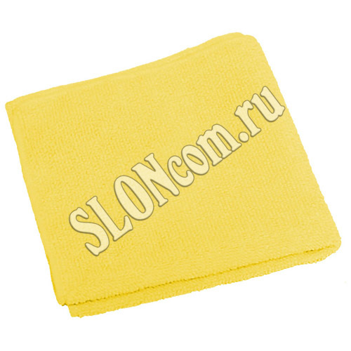 Салфетка из микрофибры M-02, цвет: желтый, размер: 30*30см - Фото