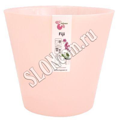 Горшок для цветов Фиджи Орхид D 160 мм/1,6 л розовый перламутр - фото