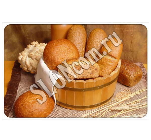 Салфетка сервировочная PPM-01-BB Корзина хлеба (40*28 см), пластик - Фото