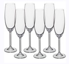 Набор бокалов для шампанского из 6 шт. Гастро 220 мл, H 24 см