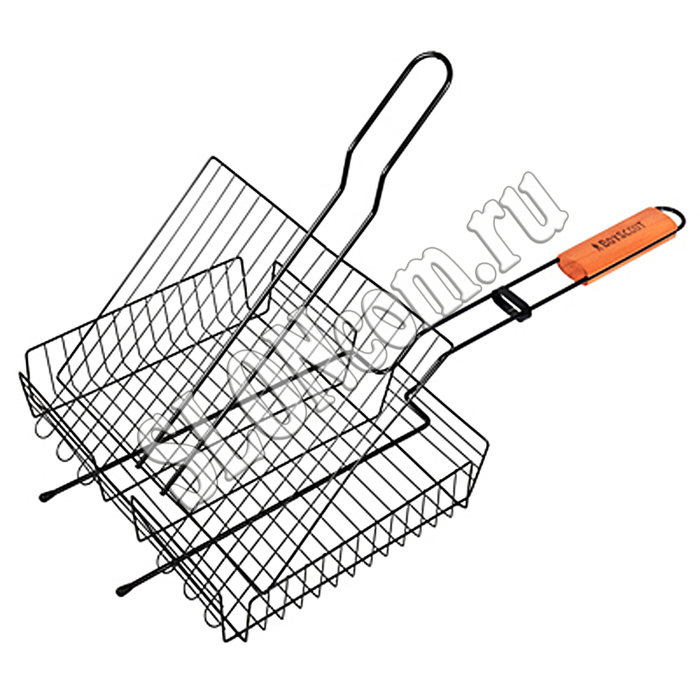 Решетка-гриль универсальная с антипригарным покрытием, 57(+5)x30x25x5,5cм  BOYSCOUT - Фото