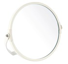 Зеркало косметическое M-1602P двухстороннее D 15 см, металл,стекло