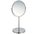 Зеркало косметическое M-1605 двухстороннее на ножке 17*17*35см, металл, стекло