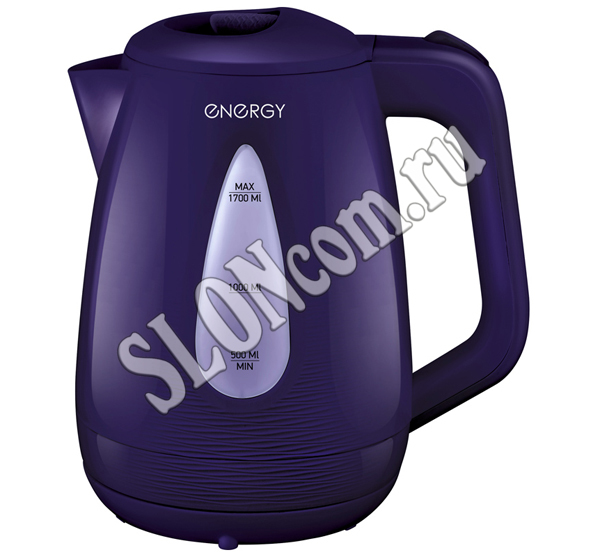 Чайник ENERGY E-214 (1,7 л, диск) фиолетовый - Фото