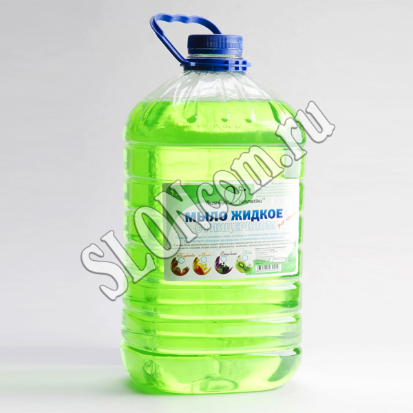Мыло жидкое с глицерином Вкусная косметика Киви 5 л Эконом - Фото
