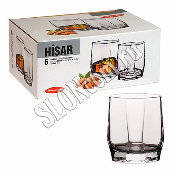 Набор стаканов Hisar 6 шт. 210 мл - Фото