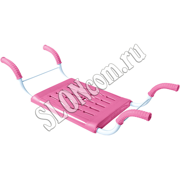 Сиденье в ванну нераздвижное, 700х295х160 мм, розовый, СВ4 - Фото
