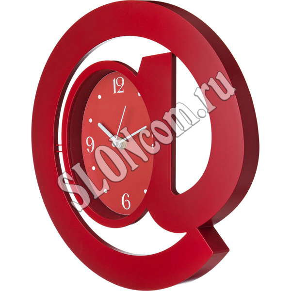 Часы настенные кварцевые Собачка D30 см. циферблат 17*12 см - фото