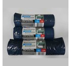 Мешки для мусора с завязками многослойные, 35 л/15 шт, 30 мкм, темно-синие