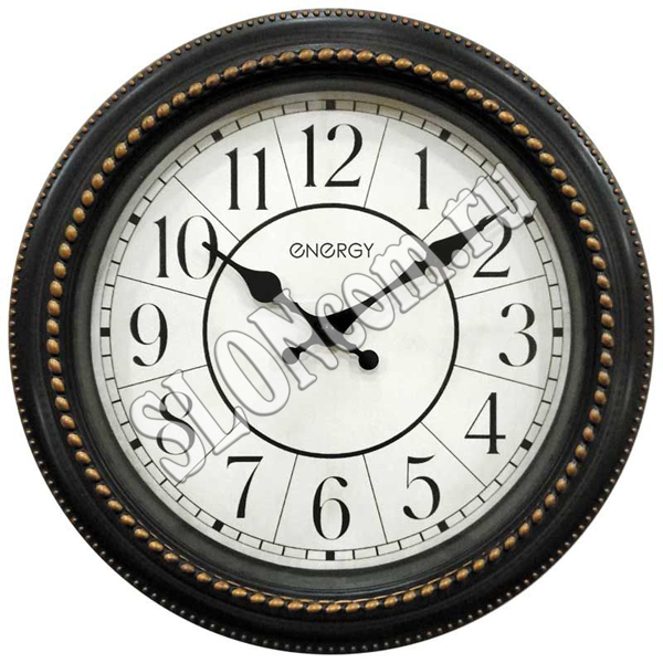 Часы настенные кварцевые Energy, модель ЕС-118, круглые - Фото