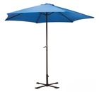 Зонт садовый синий с крестообразным основанием, купол 270 см, GU-03