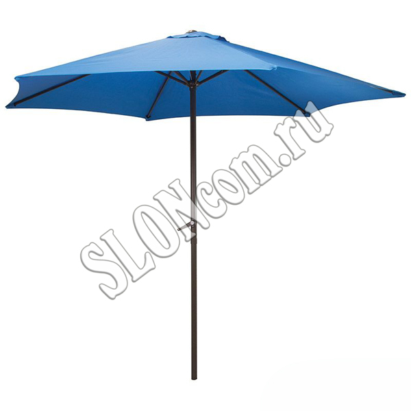 Зонт садовый синий, купол 270 см (6 спиц), GU-01 - Фото