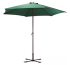 Зонт садовый зеленый с крестообразным основанием, купол 270 см, GU-03
