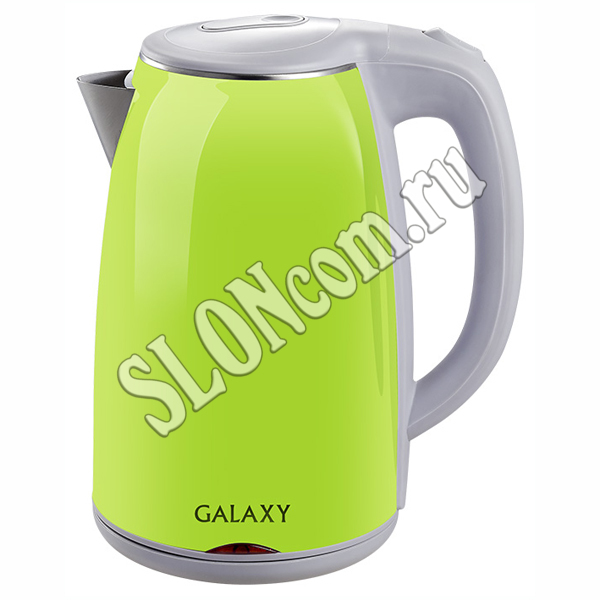 Чайник электрический Galaxy 1,7 л, 2000 Вт, GL 0307, зеленый - Фото