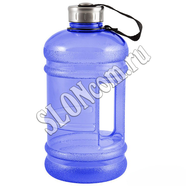 Бутылка-бак спортивная 2,3 л синяя, Ecos, HG-23125 - Фото