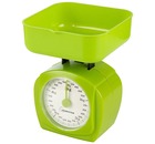 Весы кухонные механические HomeStar 5 кг, зеленый, HS-3005М