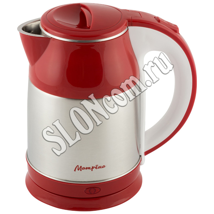 Чайник Матрена 1,8 л стальной красный, MA-121 - Фото