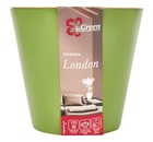 Горшок для цветов London 160 мм, 1,6 л, оливковый