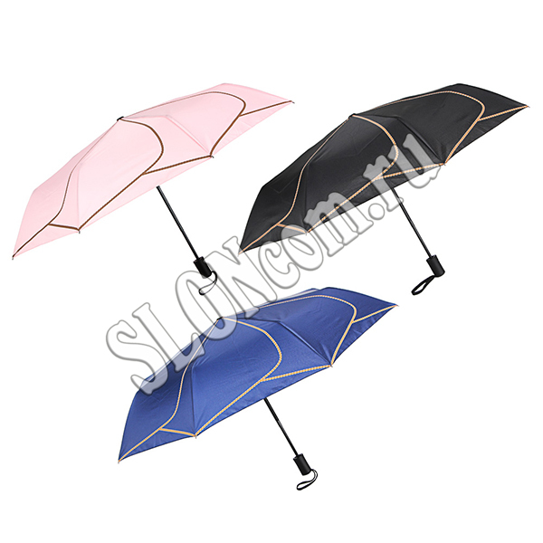 Зонт женский, автомат, 53,5 см, 8 спиц - Фото