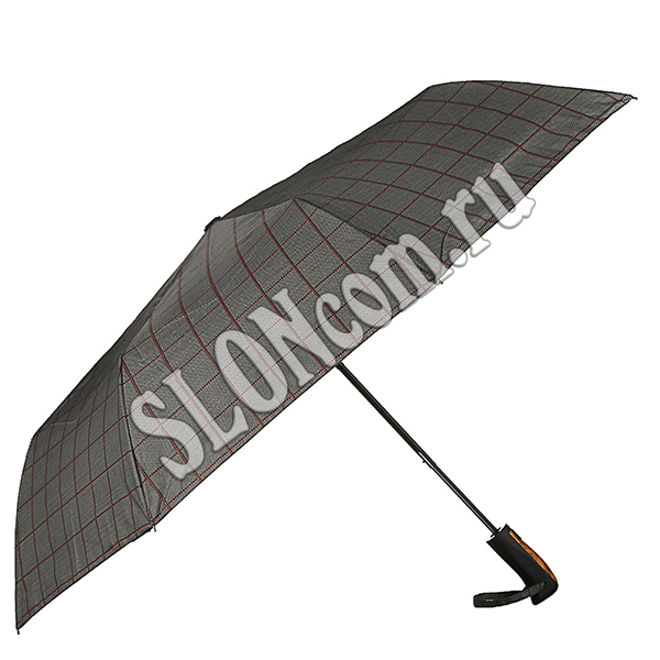 Зонт мужской, полуавтомат, 55 см, 8 спиц - Фото