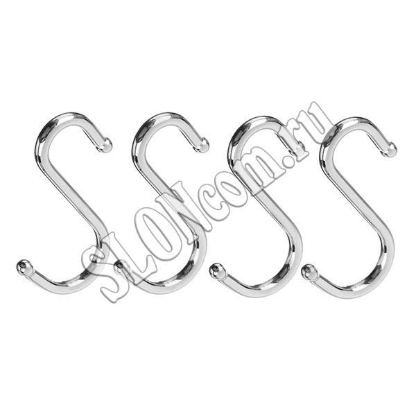 Крючки S-образныхе набор 4 шт, Vetta 481-021 - Фото