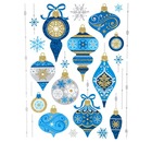 Наклейка интерьерная новогодняя Зимняя сказка 41х29 см