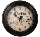 Часы настенные Coffee shop, 22,8*22,8*4,6 см