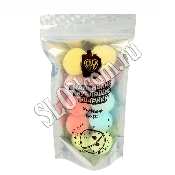 Шары бурлящие для ванны Rainbow balls, набор 10 шт., BY - Фото
