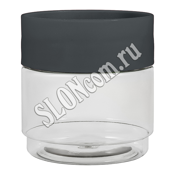 Емкость для сыпучих продуктов Asti 0,5 л, черный, PT1160 - Фото