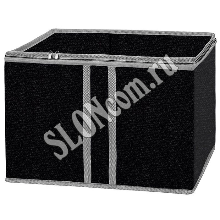 Коробка для стеллажей и антресолей Black, 35х30х25 см - Фото