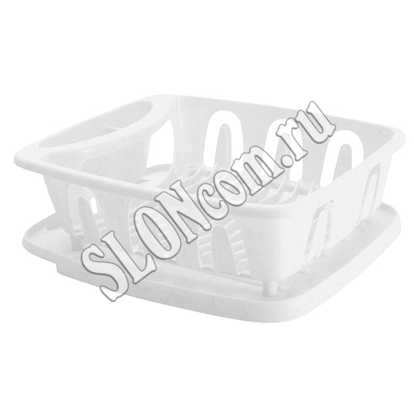 Сушилка для посуды Verona 360х310х125 мм, белый, NP1556 - Фото