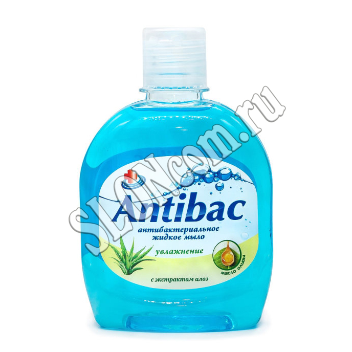 Жидкое мыло антибакториальное, увлажнение, ANTIBAC, 330 мл - Фото