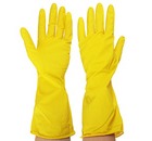 Перчатки резиновые желтые, L, Vetta