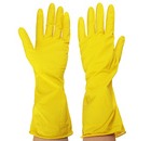 Перчатки резиновые желтые, XL, Vetta