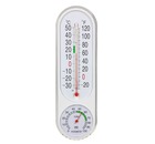 Термометр вертикальный, измерение влажности воздуха, 23x7 см, на блистере, Inbloom